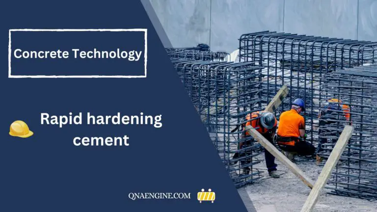 Rapid hardening cement