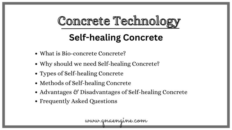 Self-healing Concrete