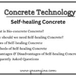 Self-healing Concrete
