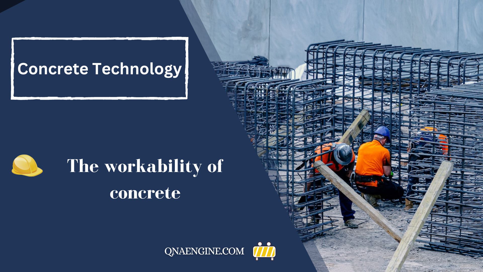 The workability of concrete