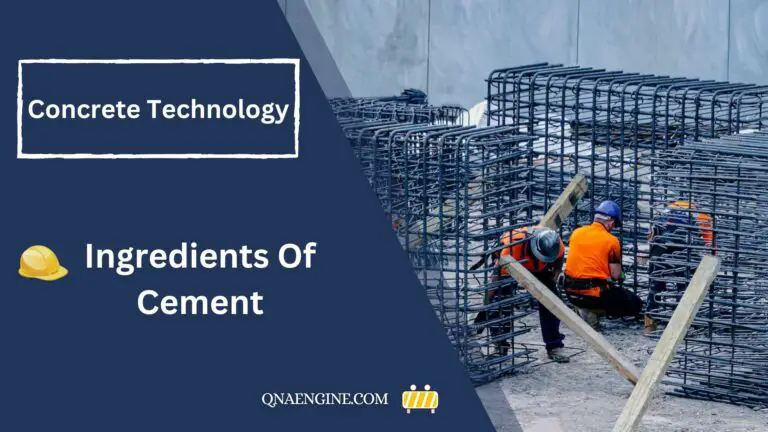 ingredients of cement