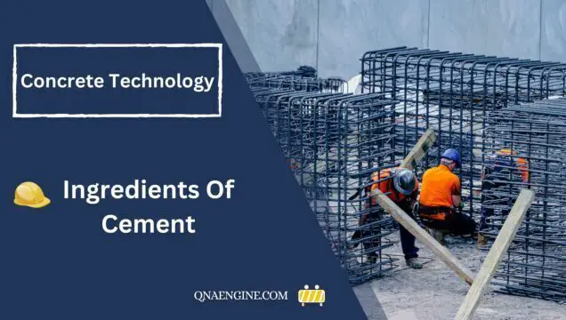 ingredients of cement